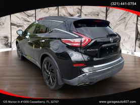 2017 NISSAN MURANO SUV V6, 3.5 LITER PLATINUM (2017.5) SPORT UTILITY 4D