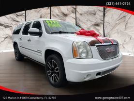 2013 GMC YUKON XL 1500 SUV V8, FLEX FUEL, 6.2 LITER DENALI SPORT UTILITY 4D