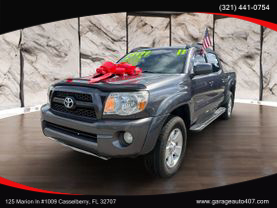 2011 TOYOTA TACOMA DOUBLE CAB PICKUP V6, 4.0 LITER PRERUNNER PICKUP 4D 5 FT