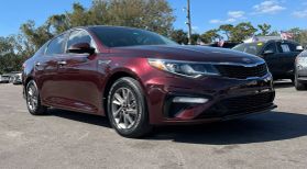 2020 KIA OPTIMA SEDAN BURGUNDY AUTOMATIC -  V & B Auto Sales