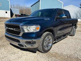 2021 RAM 1500 CREW CAB PICKUP V8, HEMI, 5.7 LITER LONE STAR PICKUP 4D 5 1/2 FT at T&T Repairables - used car dealership in Spencer, Indiana.