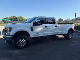2021 FORD F350 SUPER DUTY CREW CAB PICKUP V8, TURBO DIESEL, 6.7 LITER XLT PICKUP 4D 8 FT