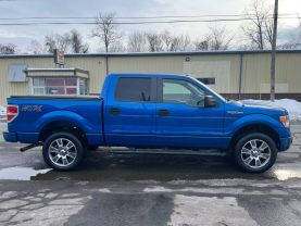 2014 FORD F150 SUPERCREW CAB PICKUP V8, FLEX FUEL, 5.0 LITER STX PICKUP 4D 5 1/2 FT