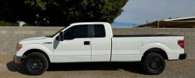 2010 FORD F150 SUPER CAB PICKUP V8, FLEX FUEL, 5.4 LITER XL PICKUP 4D 8 FT