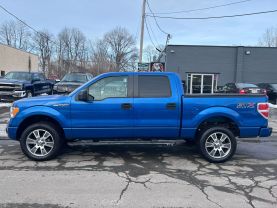 2014 FORD F150 SUPERCREW CAB PICKUP V8, FLEX FUEL, 5.0 LITER STX PICKUP 4D 5 1/2 FT