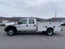 2011 FORD F550 SUPER DUTY CREW CAB 9FT KNAPHEIDE SERVICE BED TRUCK SERVICE/UTILITY TRUCKS V8, TURBO DIESEL, 6.7 LITER 176" W.B. 4D - Eddies Auto Sales