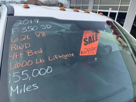2019 FORD F350 SUPER DUTY REGULAR CAB 9FT KNAPHEIDE SERVICE BED TRUCK W/1600LB LIFTGATE SERVICE/UTILITY TRUCKS V8, 6.2 LITER XL 2D - Eddies Auto Sales