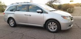 2014 HONDA ODYSSEY VAN V6, I-VTEC, 3.5 LITER EX-L MINIVAN 4D at The One Autosales Inc in Phoenix , AZ 85022  33.60461470880989, -112.03641575767358