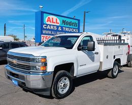 2015 CHEVROLET SILVERADO 2500 HD REGULAR CAB PICKUP V8, FLEX FUEL, 6.0 LITER WORK TRUCK PICKUP 2D 8 FT