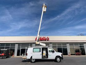 2010 FORD E350 SUPER DUTY 34FT BUCKET VAN VERSALIFT VANTEL 29-N BUCKET TRUCKS V8, 5.4 LITER VAN 3D - Eddies Auto Sales