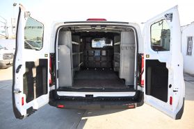 2017 FORD TRANSIT 250 VAN CARGO V6, FLEX FUEL, 3.7 LITER LOW ROOF W/SLIDING SIDE DOOR W/RWB VAN 3D