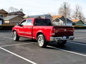 2015 RAM 1500 CREW CAB PICKUP DEEP CHERRY RED CRYSTAL PEARLCOAT AUTOMATIC - Capital City Auto