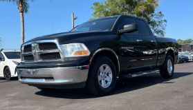 2011 RAM 1500 QUAD CAB PICKUP BLACK AUTOMATIC -  V & B Auto Sales