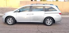 2014 HONDA ODYSSEY VAN V6, I-VTEC, 3.5 LITER EX-L MINIVAN 4D at The One Autosales Inc in Phoenix , AZ 85022  33.60461470880989, -112.03641575767358