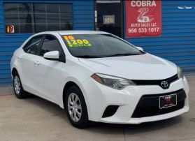 2015 TOYOTA COROLLA SEDAN 4-CYL, 1.8 LITER LE SEDAN 4D