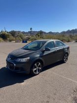 2017 CHEVROLET SONIC SEDAN 4-CYL, TURBO, 1.4 LITER PREMIER SEDAN 4D