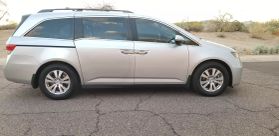2014 HONDA ODYSSEY VAN V6, I-VTEC, 3.5 LITER EX-L MINIVAN 4D at The One Autosales Inc in Phoenix , AZ 85022  33.60461470880989, -112.03641575767358