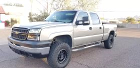 2003 CHEVROLET SILVERADO 2500 HD CREW CAB PICKUP V8, TURBO DIESEL, 6.6L LT PICKUP 4D 6 1/2 FT at The One Autosales Inc in Phoenix , AZ 85022  33.60461470880989, -112.03641575767358