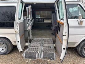 1989 CHEVROLET G20 VANS CARGO 5.7 WHEELCHAIR LIFT at T&T Repairables - used car dealership in Spencer, Indiana.