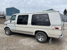 1989 CHEVROLET G20 VANS CARGO 5.7 WHEELCHAIR LIFT at T&T Repairables - used car dealership in Spencer, Indiana.