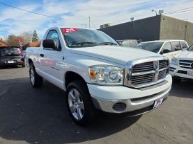 2007 DODGE RAM 1500 REGULAR CAB PICKUP V8, FLEX FUEL, 4.7 LITER ST PICKUP 2D 8 FT