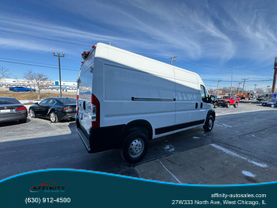 2023 RAM PROMASTER CARGO VAN CARGO V6, VVT, 3.6 LITER 2500 HIGH ROOF VAN 3D
