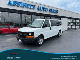 2014 CHEVROLET EXPRESS 1500 PASSENGER PASSENGER V8, FLEX FUEL, 5.3 LITER LS VAN 3D