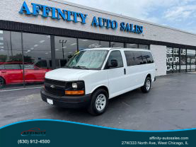 2014 CHEVROLET EXPRESS 1500 PASSENGER PASSENGER V8, FLEX FUEL, 5.3 LITER LS VAN 3D