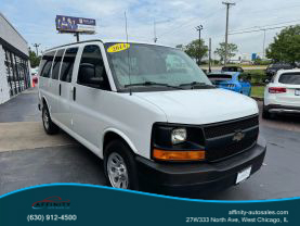 2014 CHEVROLET EXPRESS 1500 PASSENGER PASSENGER V8, FLEX FUEL, 5.3 LITER LS VAN 3D