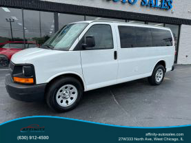 2014 CHEVROLET EXPRESS 1500 PASSENGER PASSENGER V8, FLEX FUEL, 5.3 LITER LS VAN 3D