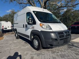 2018 RAM PROMASTER CARGO VAN CARGO V6, VVT, 3.6 LITER 1500 HIGH ROOF VAN 3D