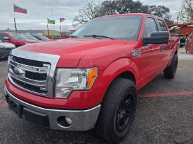 2013 FORD F150 SUPERCREW CAB PICKUP V8, FLEX FUEL, 5.0 LITER XLT PICKUP 4D 5 1/2 FT
