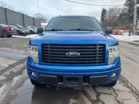 2014 FORD F150 SUPERCREW CAB PICKUP V8, FLEX FUEL, 5.0 LITER STX PICKUP 4D 5 1/2 FT