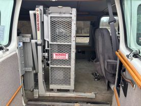 1989 CHEVROLET G20 VANS CARGO 5.7 WHEELCHAIR LIFT at T&T Repairables - used car dealership in Spencer, Indiana.