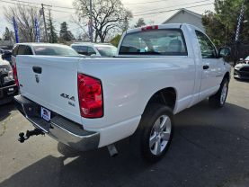 2007 DODGE RAM 1500 REGULAR CAB PICKUP V8, FLEX FUEL, 4.7 LITER ST PICKUP 2D 8 FT