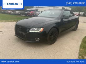 2011 AUDI A5 CONVERTIBLE 4-CYL, TURBO, 2.0 LITER 2.0T PREMIUM CABRIOLET 2D