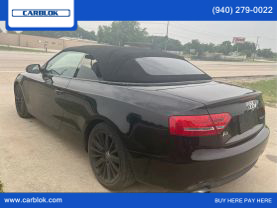 2011 AUDI A5 CONVERTIBLE 4-CYL, TURBO, 2.0 LITER 2.0T PREMIUM CABRIOLET 2D