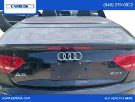 2011 AUDI A5 CONVERTIBLE 4-CYL, TURBO, 2.0 LITER 2.0T PREMIUM CABRIOLET 2D