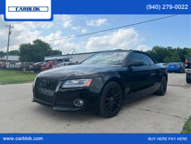 2011 AUDI A5 CONVERTIBLE 4-CYL, TURBO, 2.0 LITER 2.0T PREMIUM CABRIOLET 2D