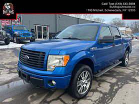 2014 FORD F150 SUPERCREW CAB PICKUP V8, FLEX FUEL, 5.0 LITER STX PICKUP 4D 5 1/2 FT
