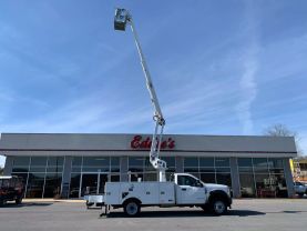2020 FORD F550 SD 43FT CABLE PLACER BUCKET TRUCK ALTEC AT238P BUCKET TRUCKS V8, TURBO DIESEL, 6.7 LITER XL REG CAB 2D - Eddies Auto Sales