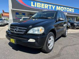 2002 MERCEDES-BENZ M-CLASS SUV V6, 3.2 LITER ML 320 SPORT UTILITY 4D