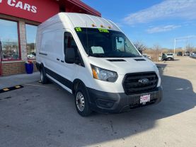 2020 FORD TRANSIT 350 HD CARGO VAN CARGO V6, ECOBOOST, TWIN TURBO, 3.5 LITER EXTENDED LENGTH HIGH ROOF W/9950-LB GVWR VAN 3D