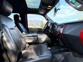 2011 FORD F350 SUPER DUTY CREW CAB PICKUP VERMILLION RED AUTOMATIC - Capital City Auto