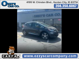 2019 CHEVROLET BOLT EV HATCHBACK ELECTRIC MOTOR PREMIER HATCHBACK 4D