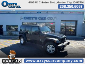 2017 JEEP WRANGLER UNLIMITED SUV V6, 3.6 LITER SPORT SUV 4D