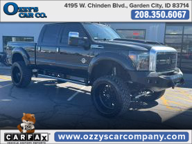 2014 FORD F250 SUPER DUTY CREW CAB PICKUP V8, TURBO DIESEL, 6.7L PLATINUM PICKUP 4D 6 3/4 FT