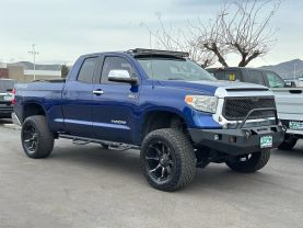 2014 TOYOTA TUNDRA DOUBLE CAB PICKUP V8, 5.7 LITER LIMITED PICKUP 4D 6 1/2 FT