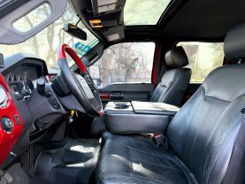 2011 FORD F350 SUPER DUTY CREW CAB PICKUP VERMILLION RED AUTOMATIC - Capital City Auto