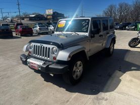 2011 JEEP WRANGLER SUV V6, 3.8 LITER UNLIMITED SAHARA SPORT UTILITY 4D